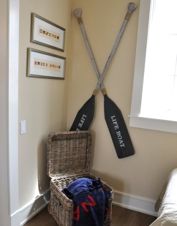 Bedroom Decor Ideas -Sleeping with Oars - Completely Coastal