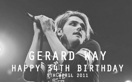 Gasoline Diamond: Happy Birthday Gerard Way!
