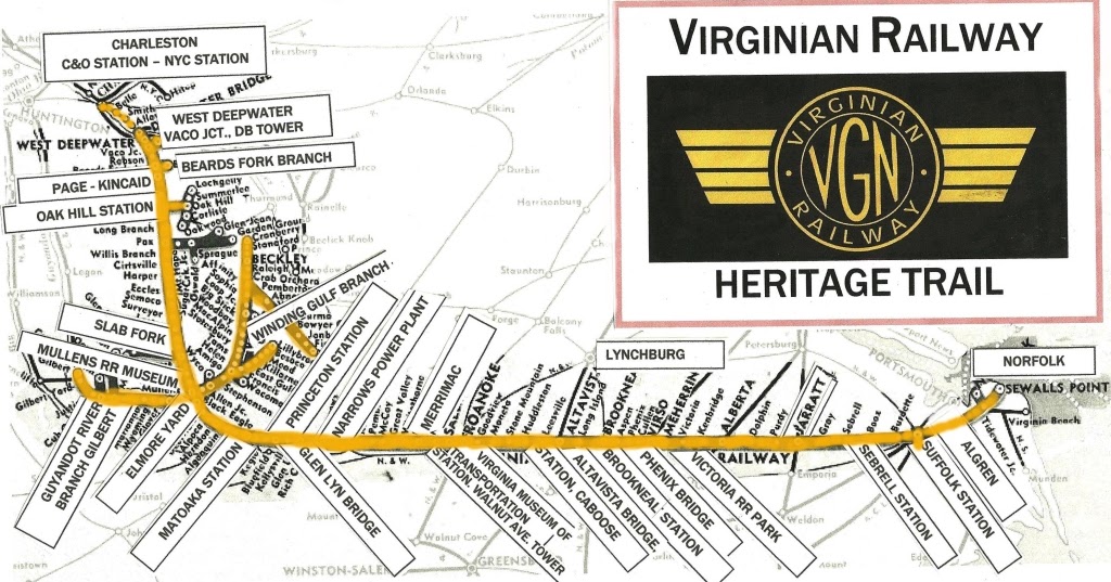 VIRGINIAN RAILWAY HERITAGE TRAIL The VIRGINIAN RAILWAY A Wide View
