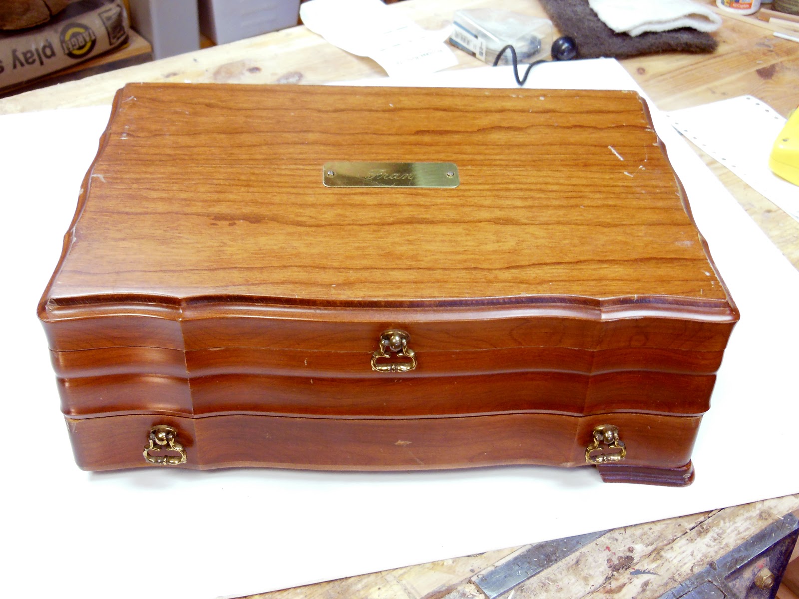 My Adventures in Woodworking Refurbishing a Vintage Jewelry Box