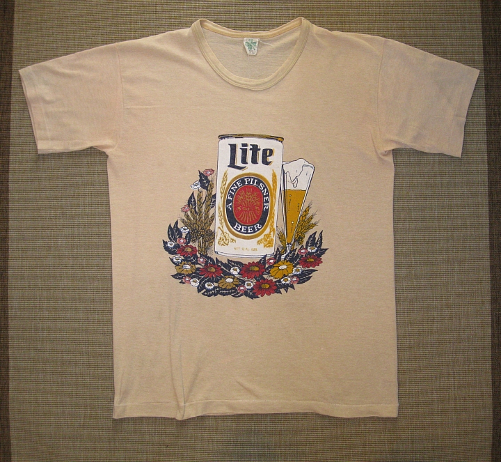 Wörn75 1973 Vintage Lite Beer Promo TShirt
