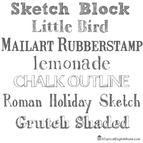 a typical english home how to create a chalkboard printable