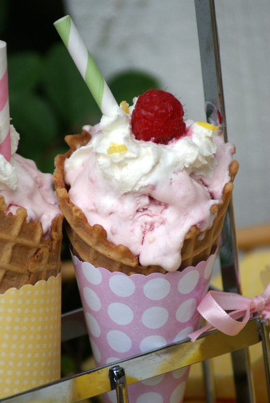A Little Loveliness Raspberry Lemonade Ice Cream Recipe