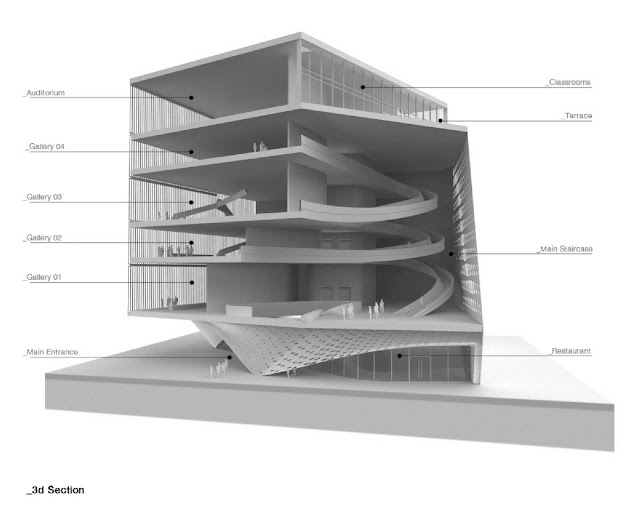 05 Cultural Center of Chapultepec Competition Entry