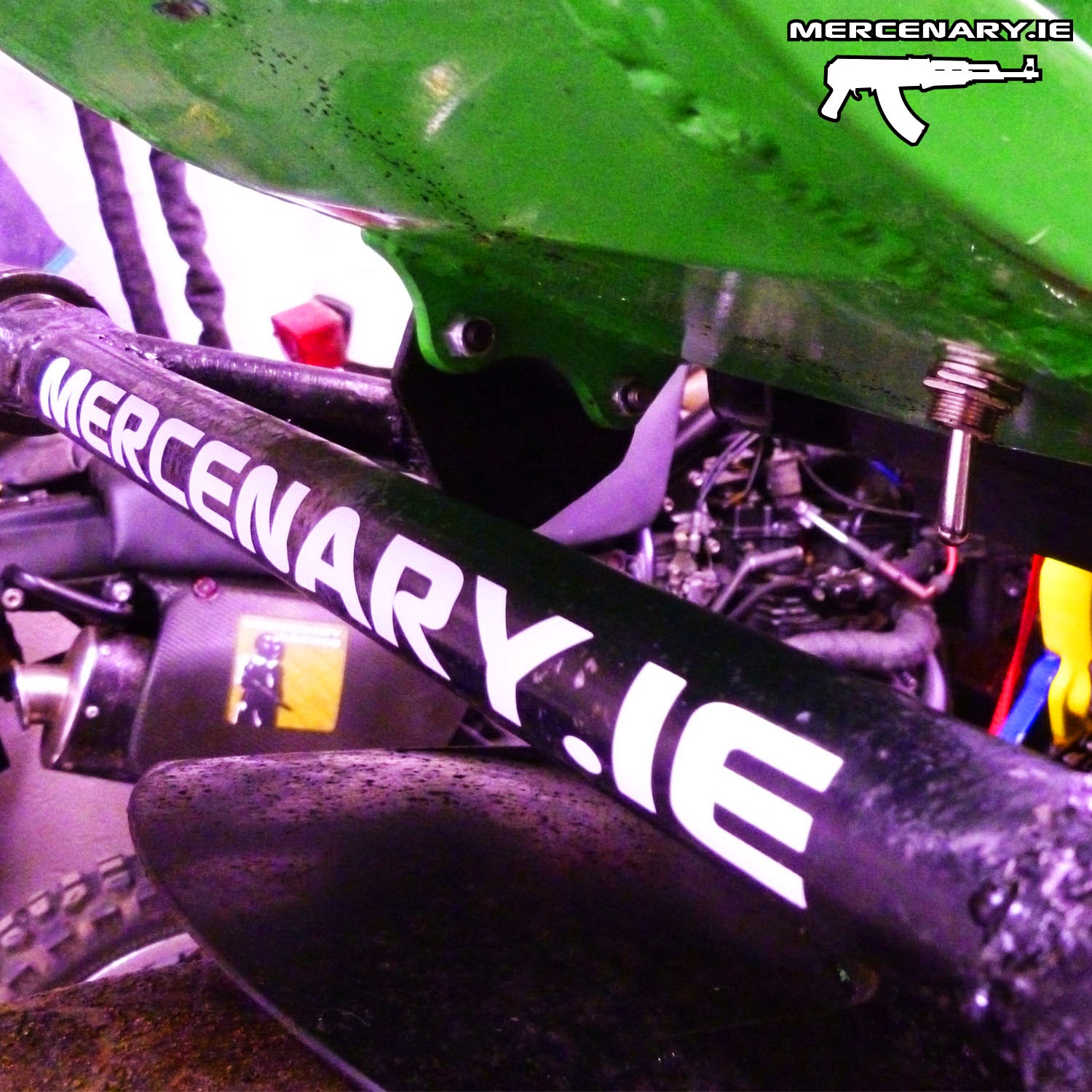 Mercenary Garage Kawasaki 636 Stunt Bike Wiring