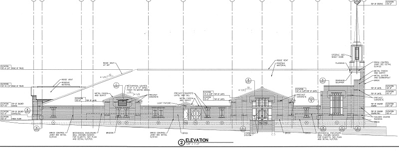 Building New Light On The Joplin Hill: Architectural plans for the