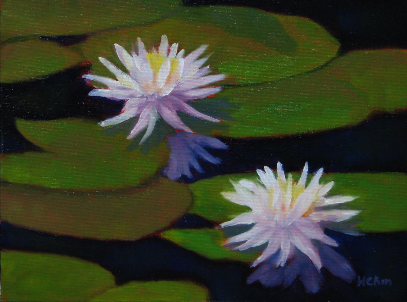 "Lily Pond 2" - 9 x 12