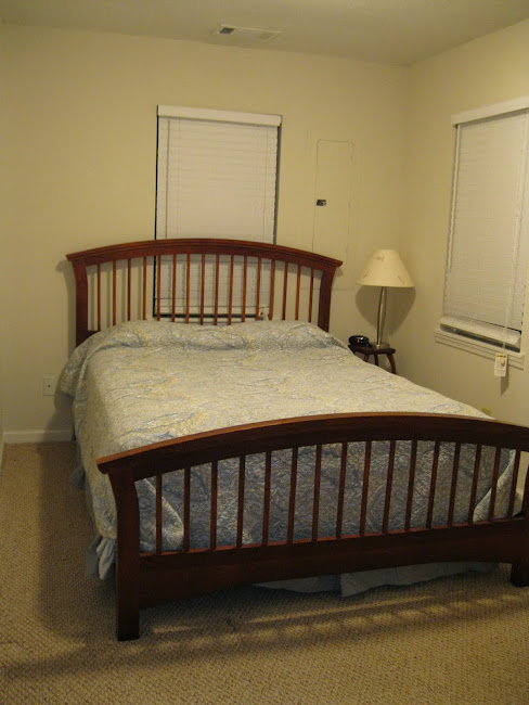 Bedroom with queen-sized bed