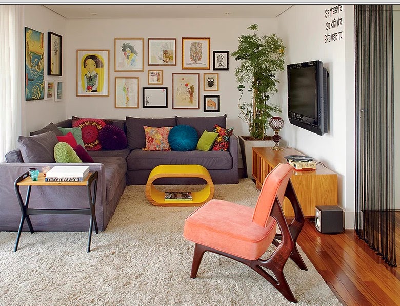 Tá Decorado! | Salas pequenas, Decoração hipster, Decoração da sala