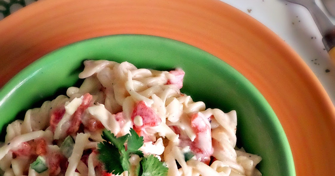 Secret Recipe Club: Pimento Cheese Pasta Salad - La Cocina de Leslie