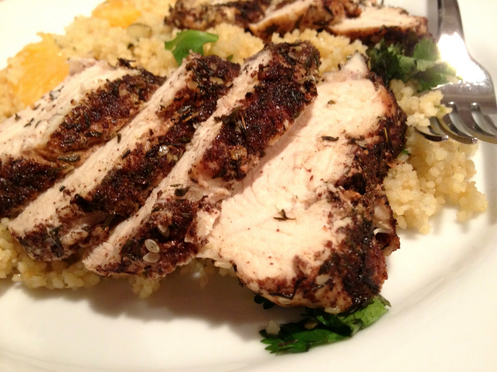 Za'atar Chicken with Orange Couscous