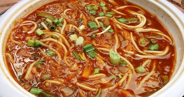 Edible Entertainment: Chinese Vegetable Noodle Soup