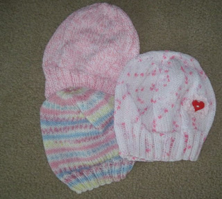 knitted childrens hats