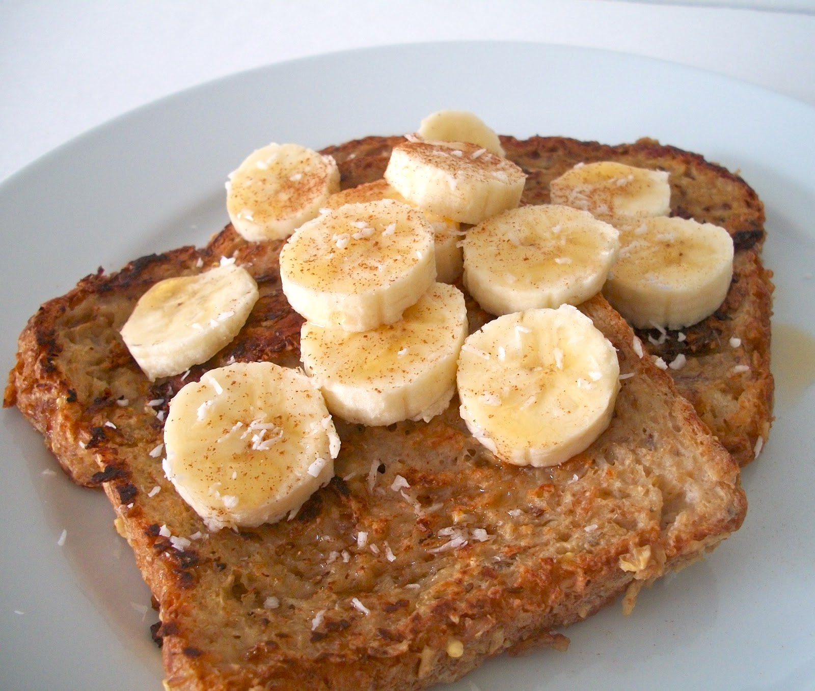 Brooke Bakes Coconut Banana French Toast