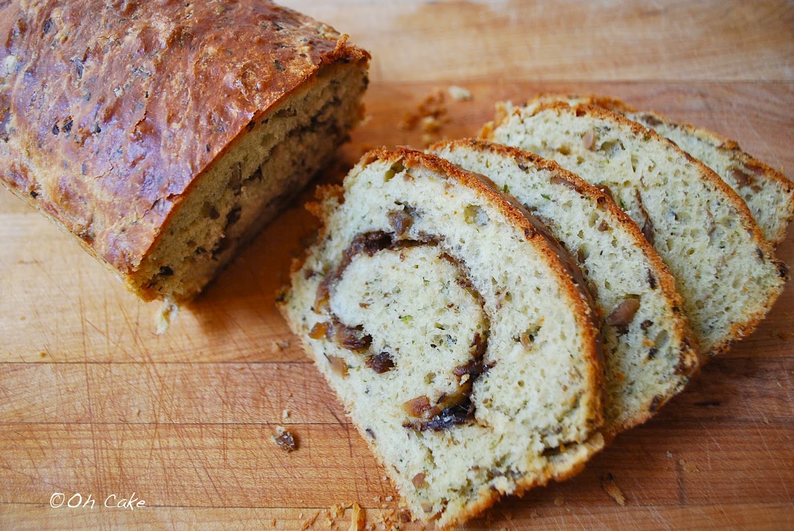 Oh Cake Morel Brioche with Onion Jam Swirl Morel Recipe Challenge