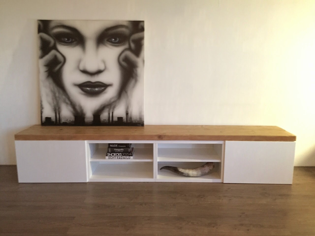 Pimpish: diy: ikea hack (meubels pimpen met steigerhout)