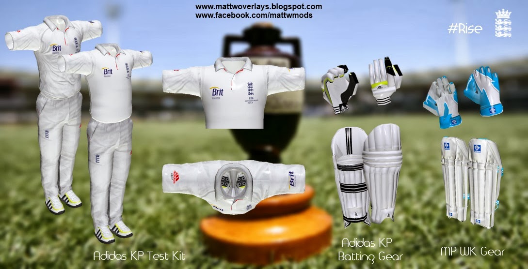 England Test Kit 2013 for EA Cricket 07 EA Cricket 07 Patches and
