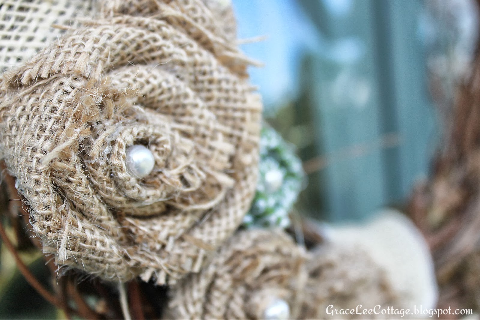Grace Lee Cottage A simple burlap flower tutorial