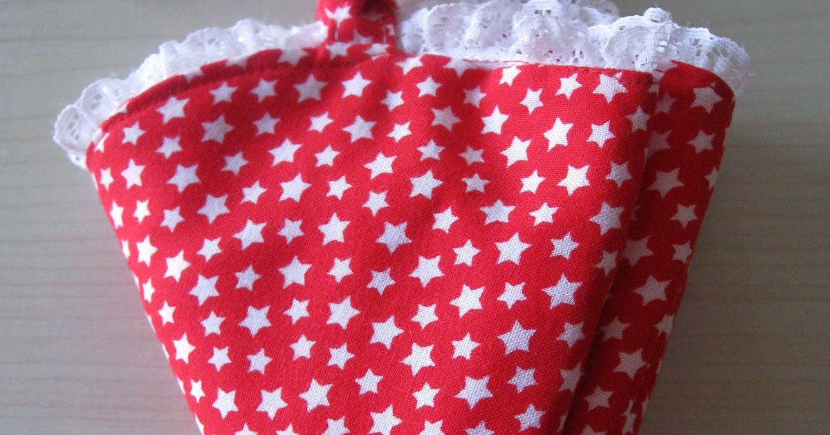 Vicki's Fabric Creations Hanging Folded Fabric Scissor Pouch Variation