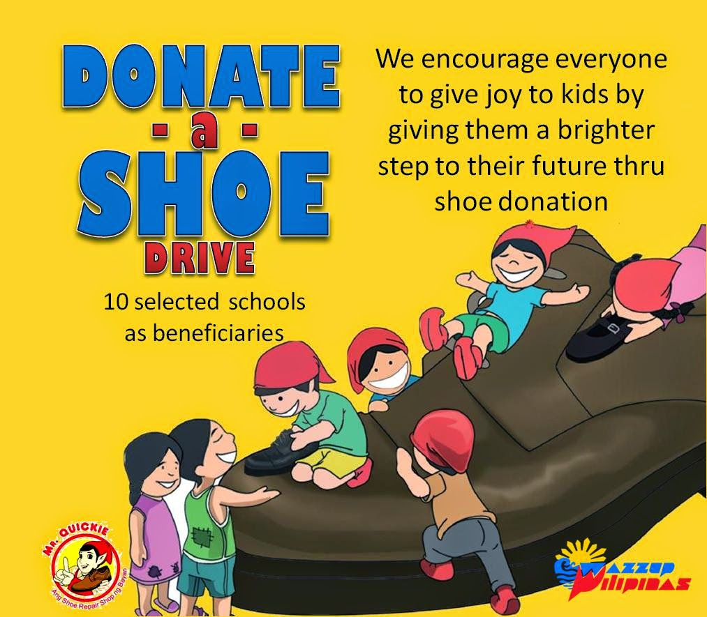 Mr. Quickie's Donate a Shoe Drive Program Flow and Participating