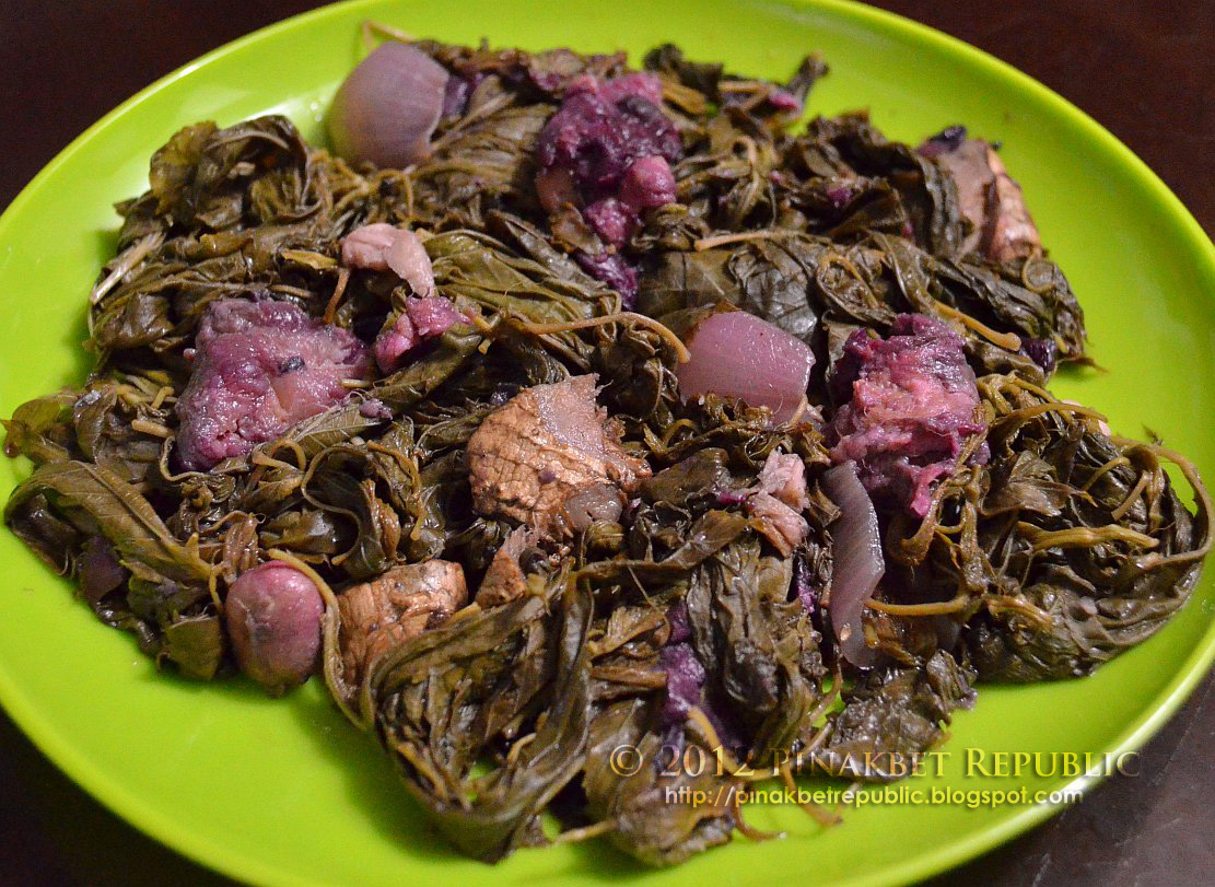 saluyot a napakbet iti lubeg, lubegsoured saluyot stew PINAKBET REPUBLIC