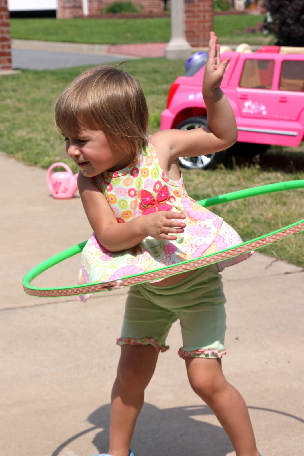 Two Precious Girls Hula Hoop How To