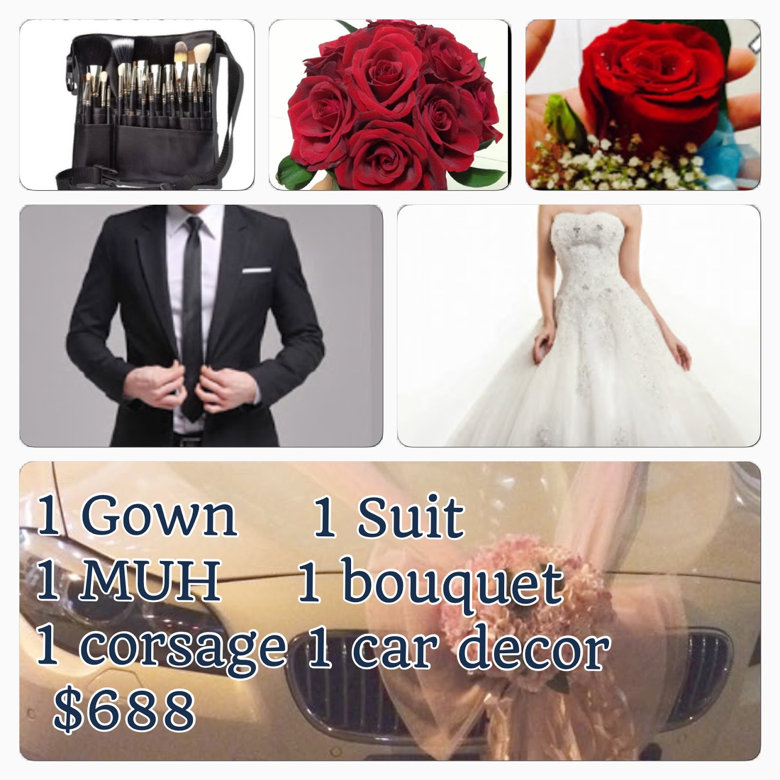 WEDDING PACKAGE $688