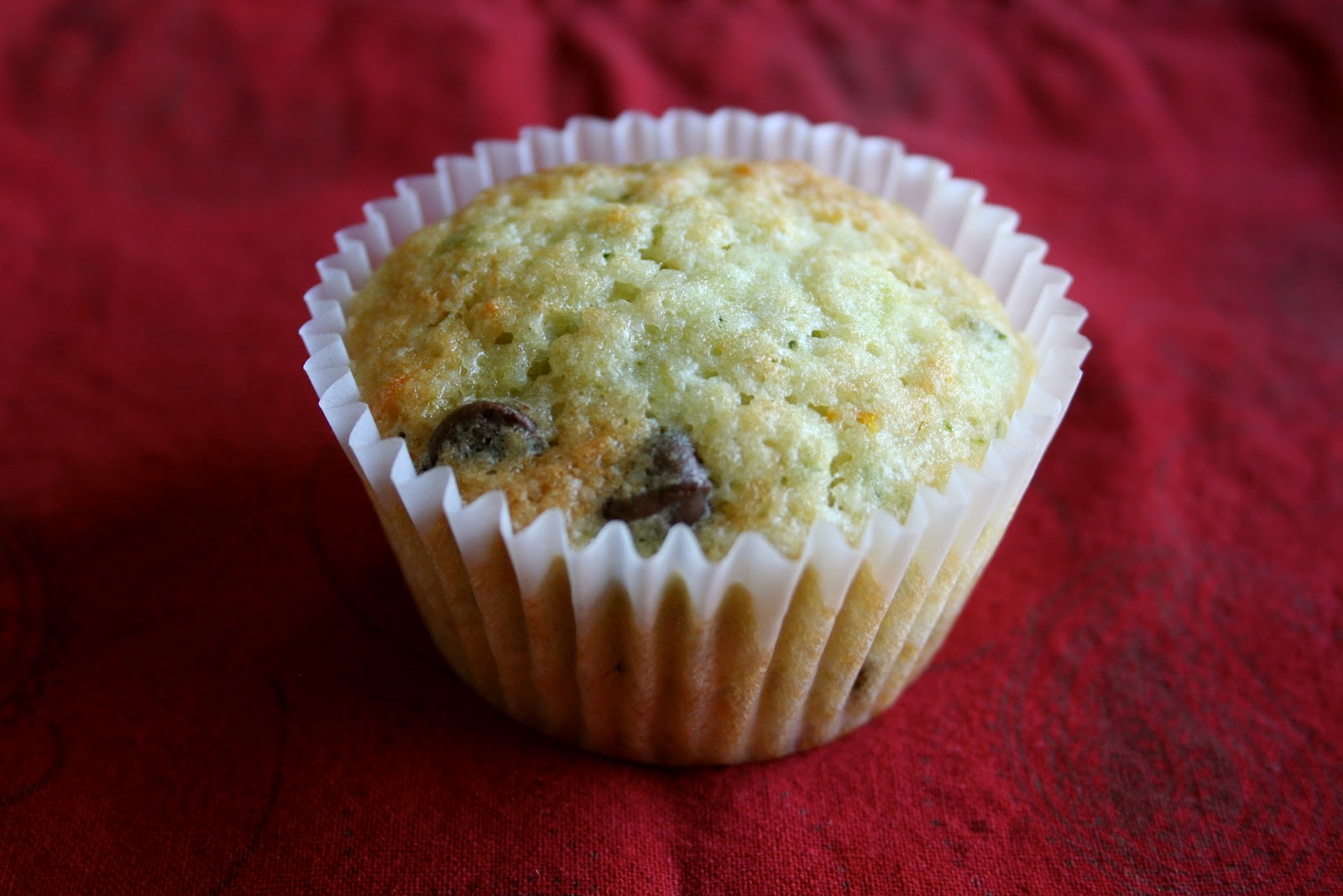 My Kitschy Kitchen Zucchini Orange Muffins with Chocolate Chips