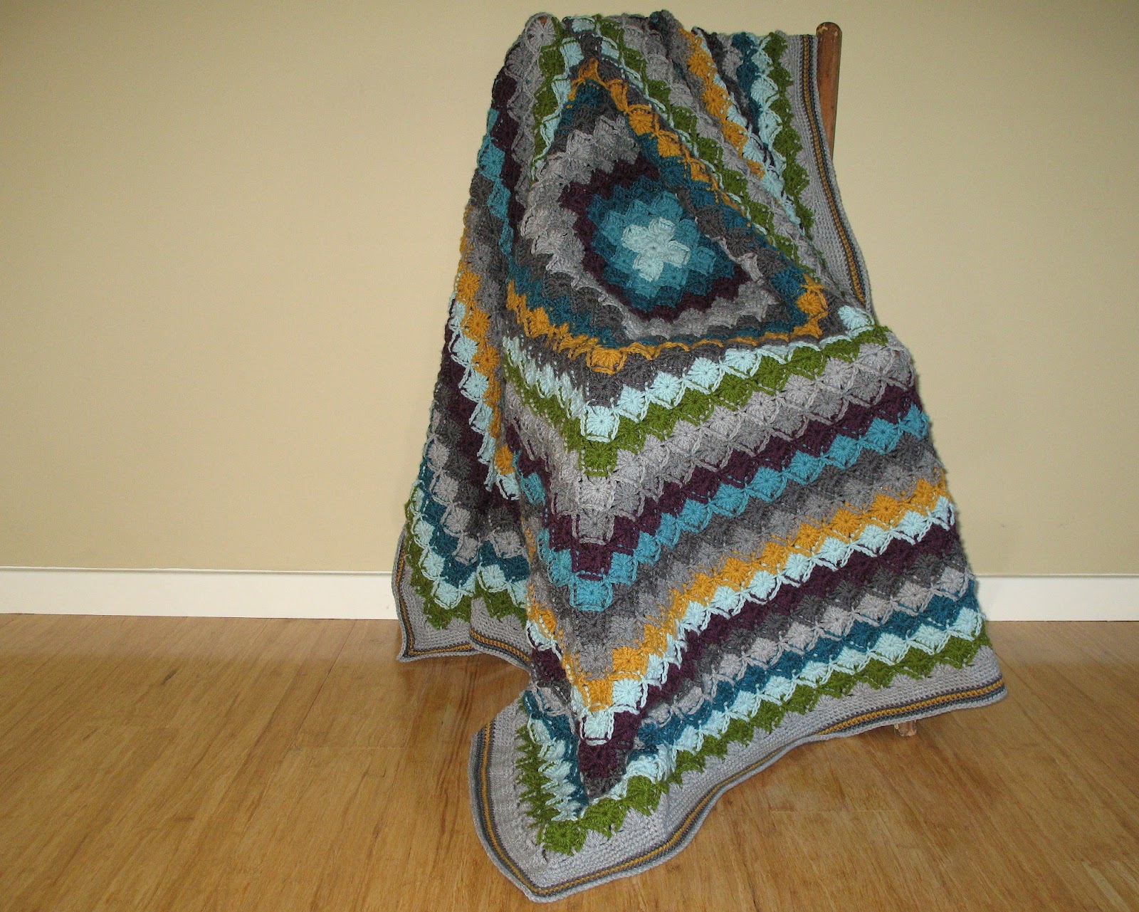 eclectic me wool eater blanket CAL finished!