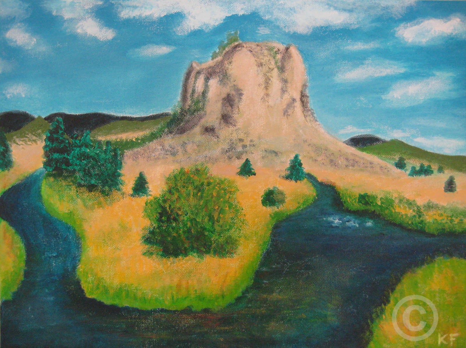 Fine Art by Kat Blog New Mexico Landscape Painting