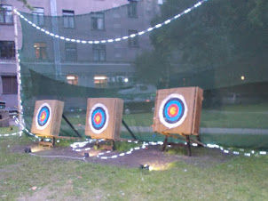Archery Sports ground in Riga Old Town.