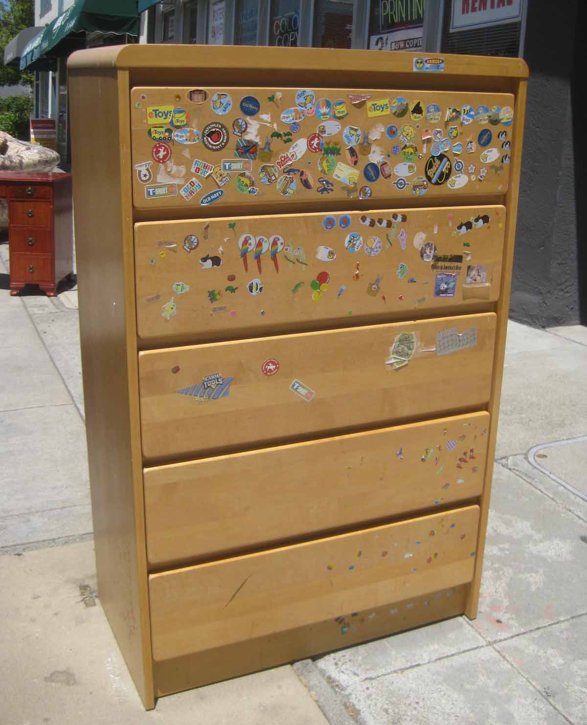 UHURU FURNITURE & COLLECTIBLES SOLD Sticker Shock Dresser 60