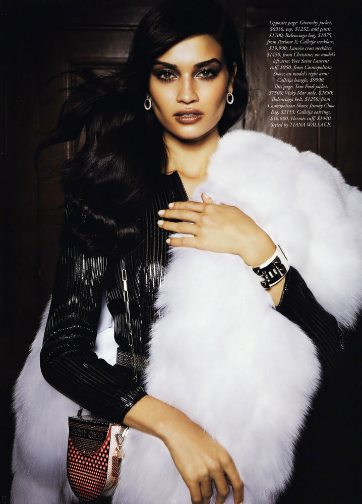 Smartologie: Shanina Shaik for Harper’s Bazaar Australia March 2013