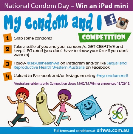 srhwa's my condom and i competition flyer
