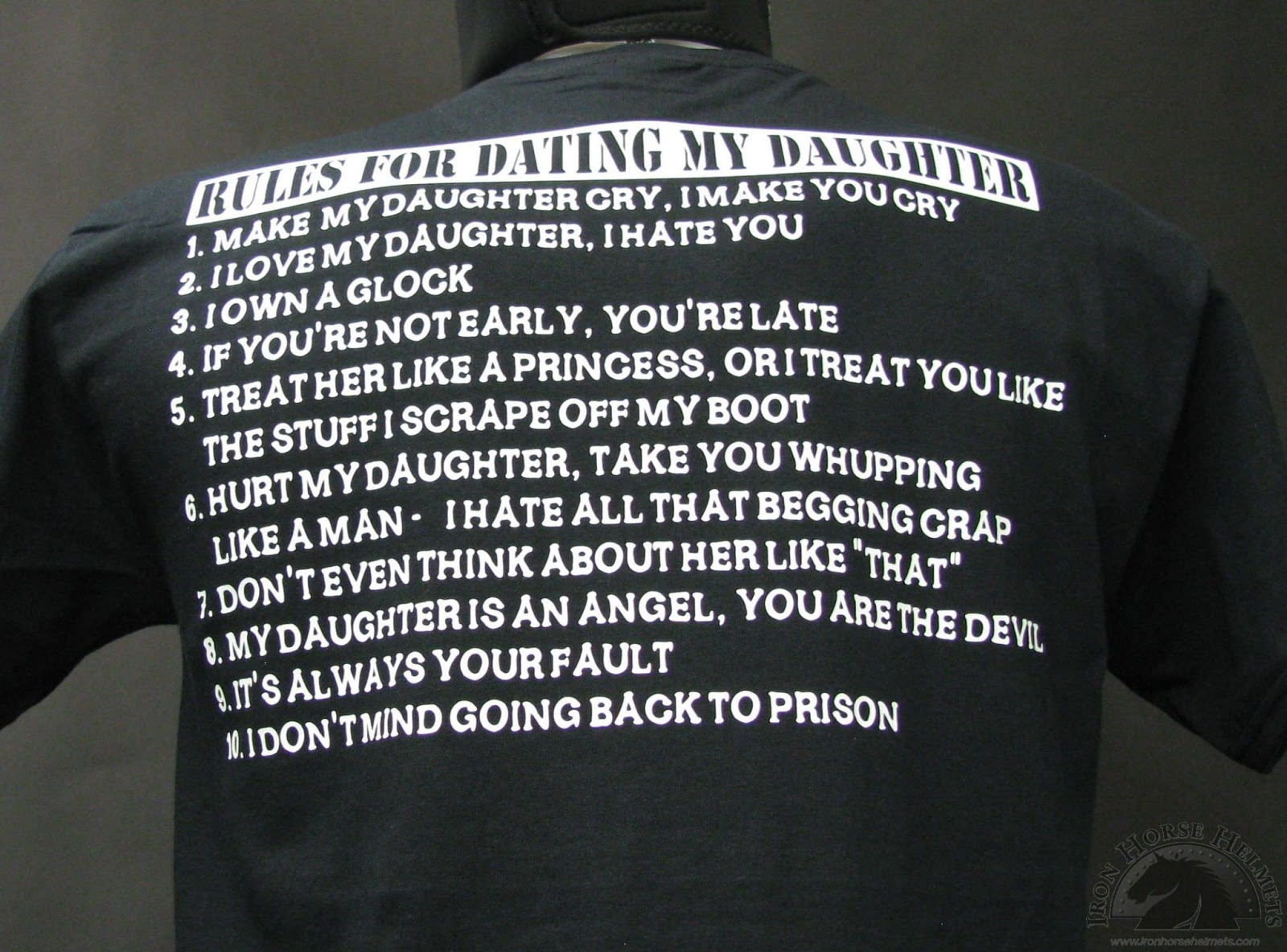 Rules for dating my daughter shirt in Detroit