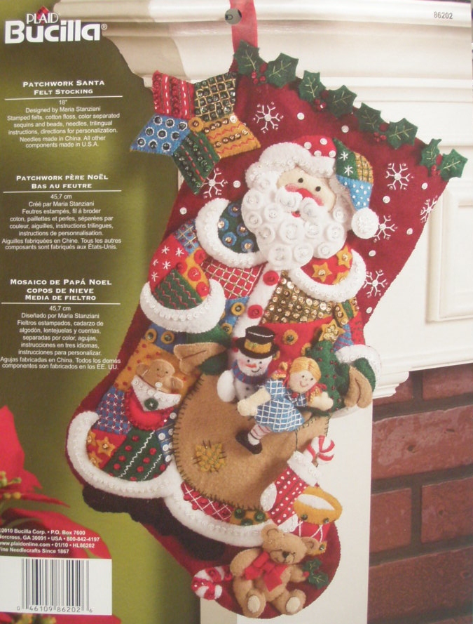 Bucilla Light Up the Holidays Stocking Kit