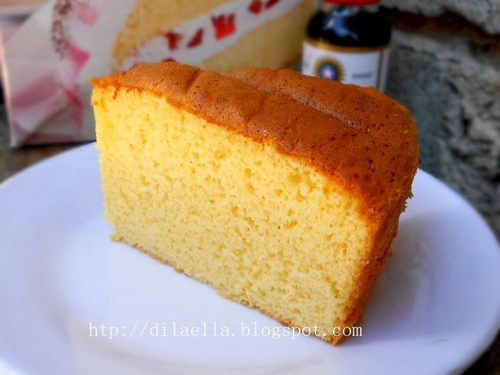 Dilaella Blogspot Com Kek Span Vanilla Mudah Dan Sedap