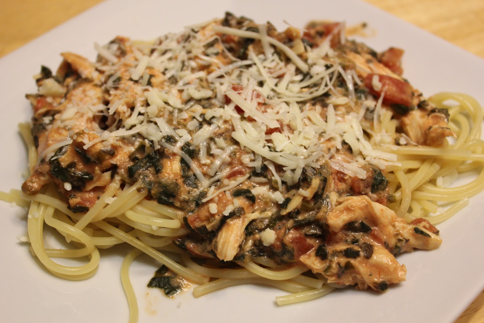 THE BUSY MOM CAFE Crazy Cooking Challenge Creamy Chicken Marinara