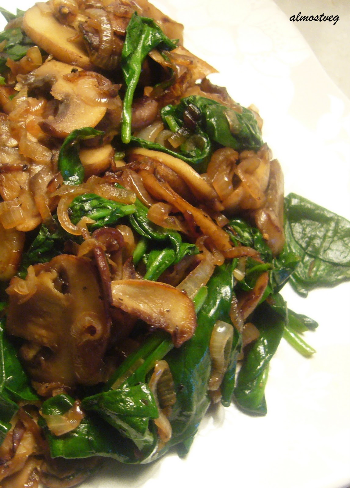 Mushroom and Spinach Panini