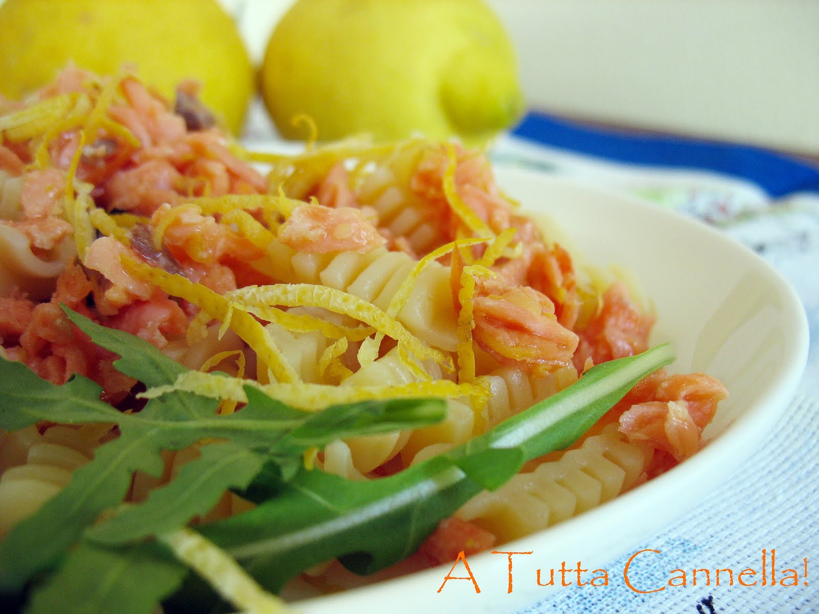 a tutta cannella! Pasta Fredda Al Salmone E Zeste Di Limone