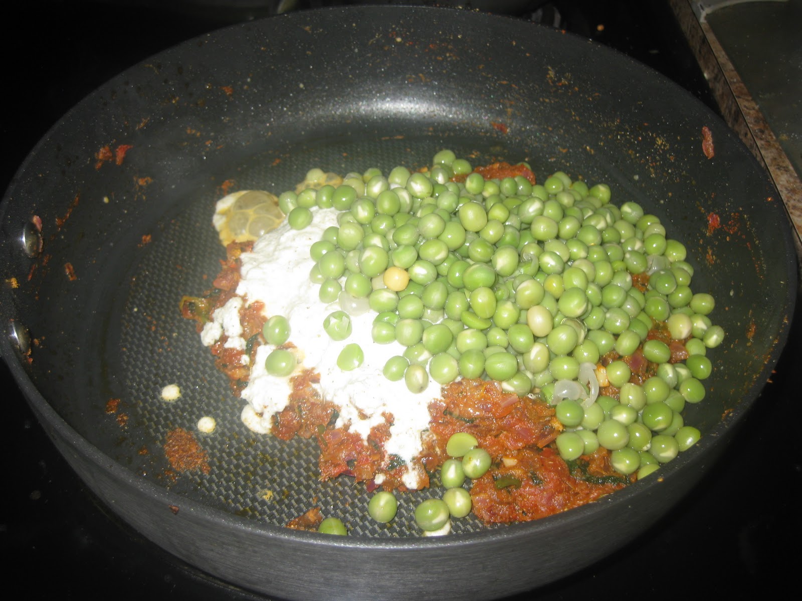 Peas Masala Rice Nalini'sKitchen