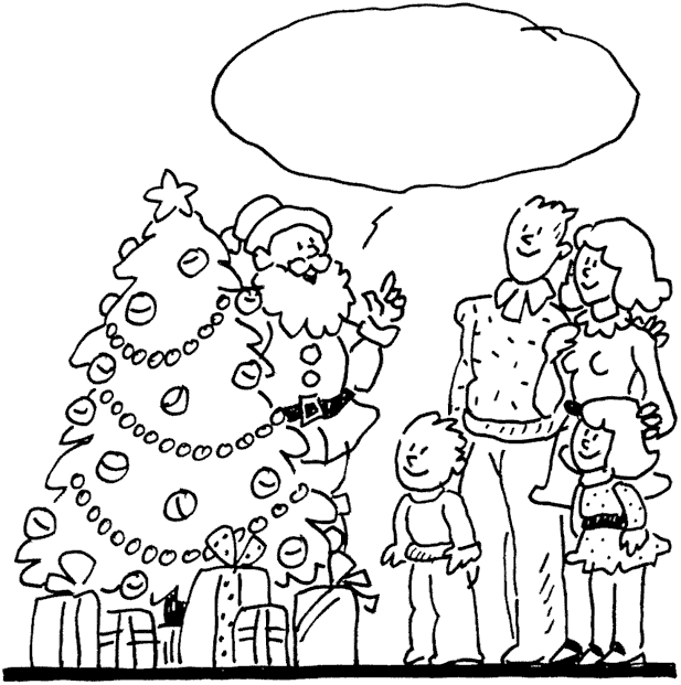 Christmas Family Coloring Pages | Team colors