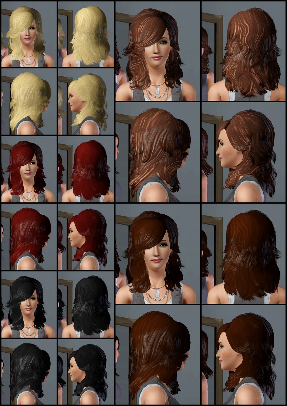 The Sims 3 Store Hair Showroom Viva Voluminous