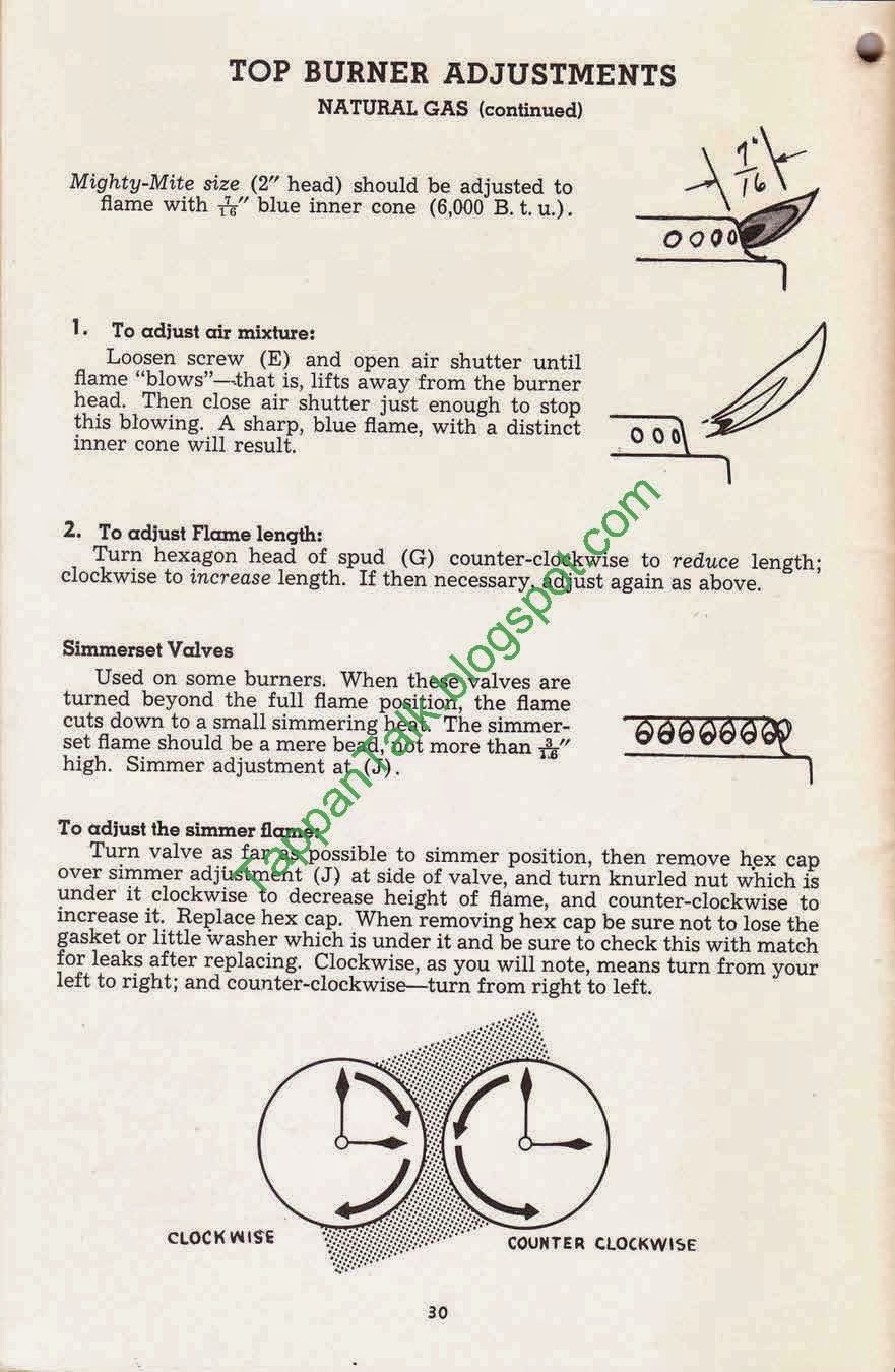 HOW TO CONVERT GAS RANGE TO PROPANE