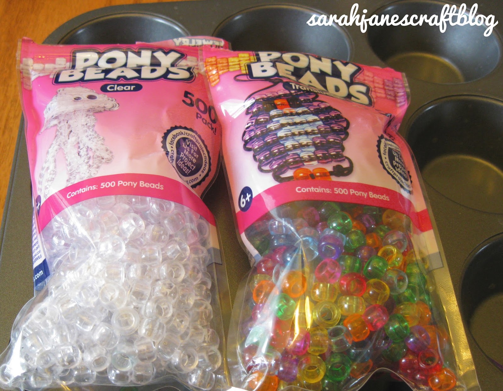 Sarah Jane's Craft Blog Plastic Pony Bead Suncatchers
