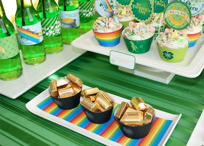 St. Patrick's Day Party Dessert Buffet