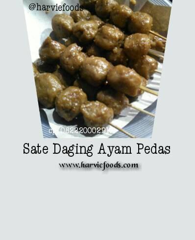 Sate Daging Ayam Pedas