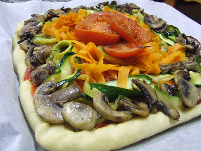 Pizza De Verduras A La Plancha
