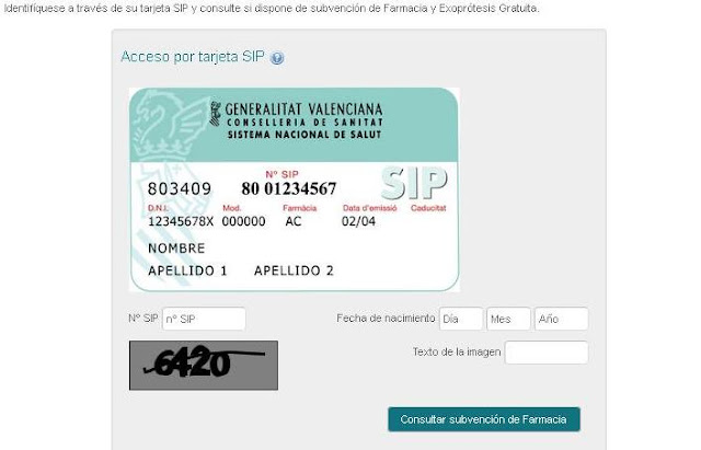 ¿Tengo derecho a la subvención del copago? Tarjeta SIP