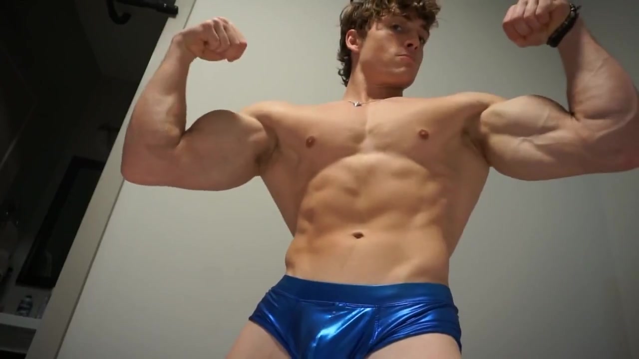 Sexy muscle flexing teasing talking compilations